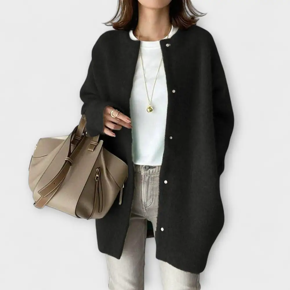 Relaxed Button Jacket