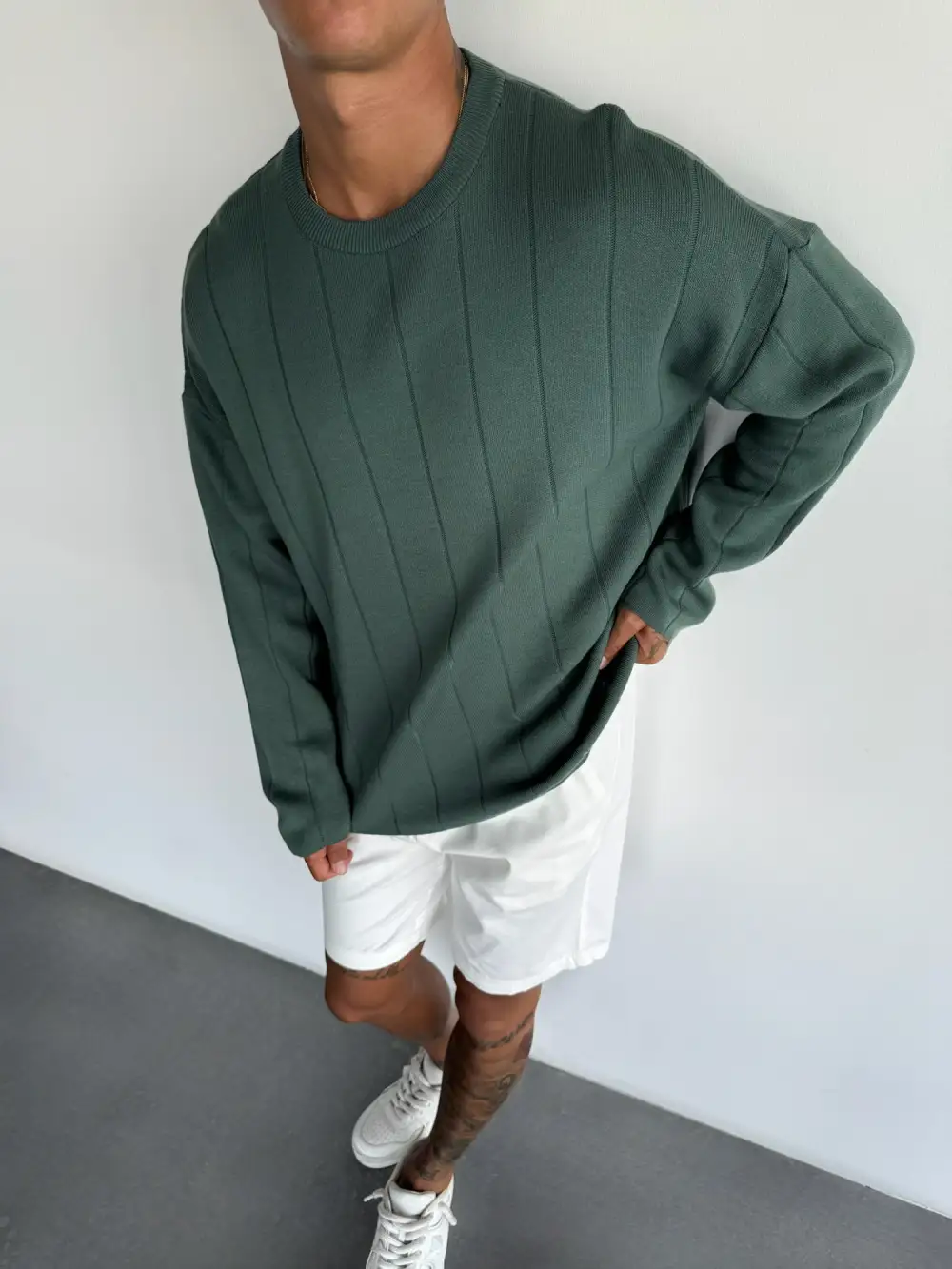 Everyday Relaxed Knit Sweatshirt