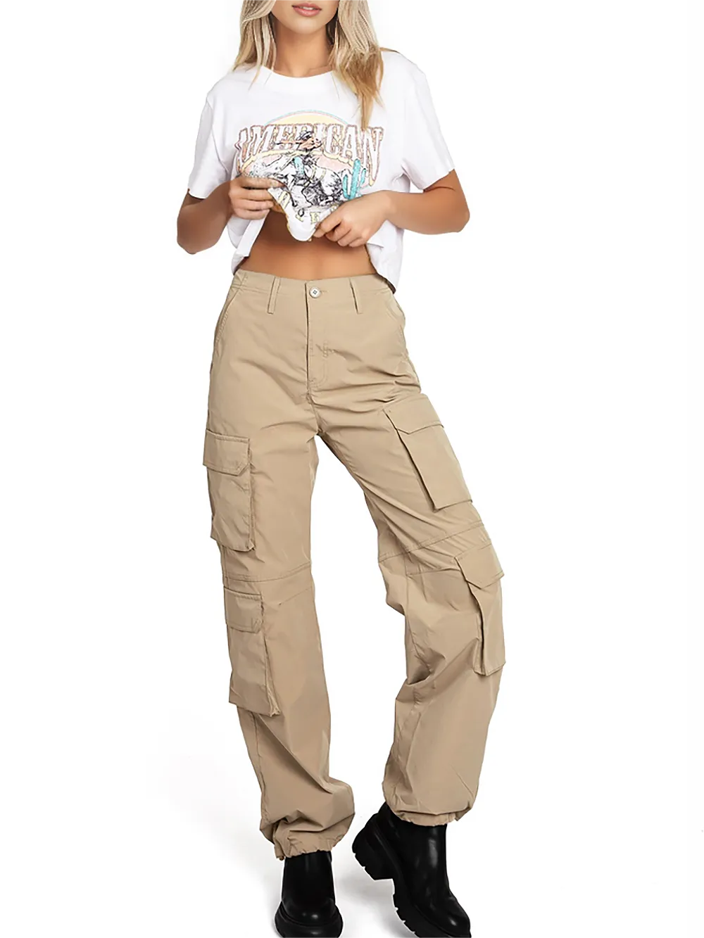 Dark Green Skater - Style Cargo Pants