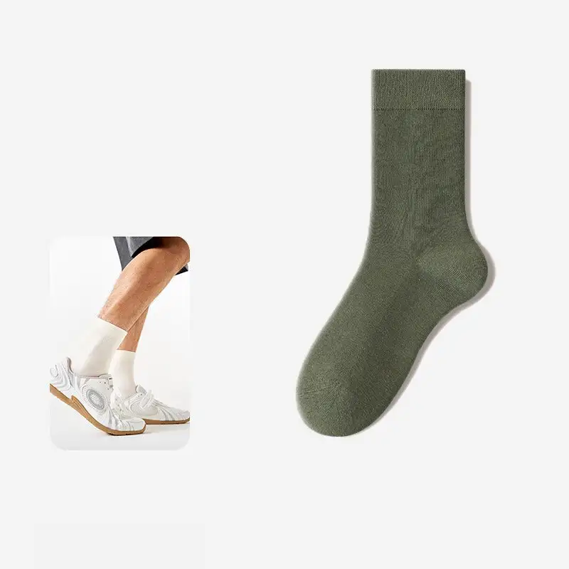 Pure Cotton Comfort Crew Socks