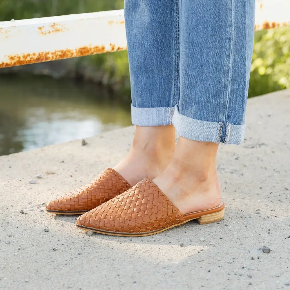 Woven Flat Sandals