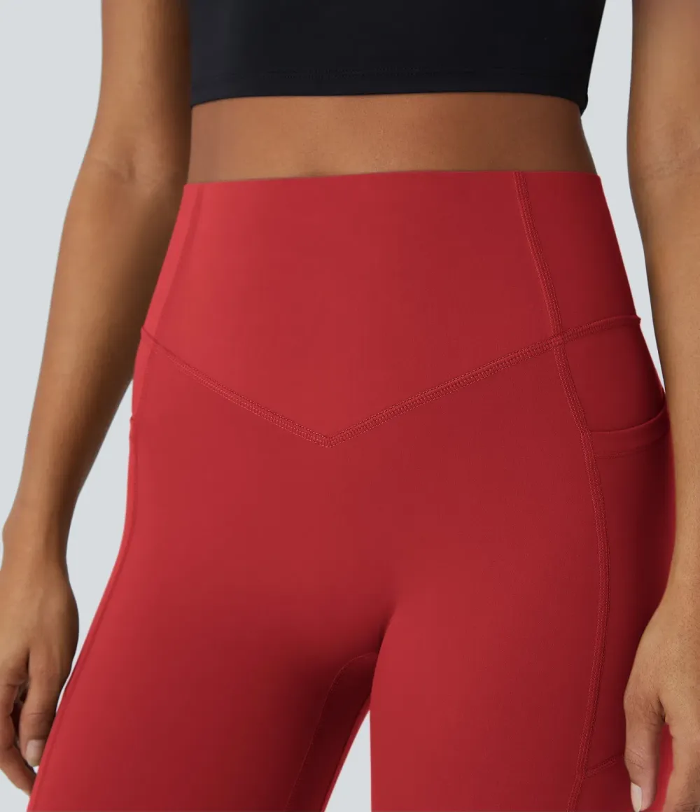  SoCinched High Waisted Scrunch Butt Lifting Tummy Control Side Pocket Shaping Training UltraSculpt Leggings - Stretchy Fit for Women, For Gym & Summer Workouts #Summer