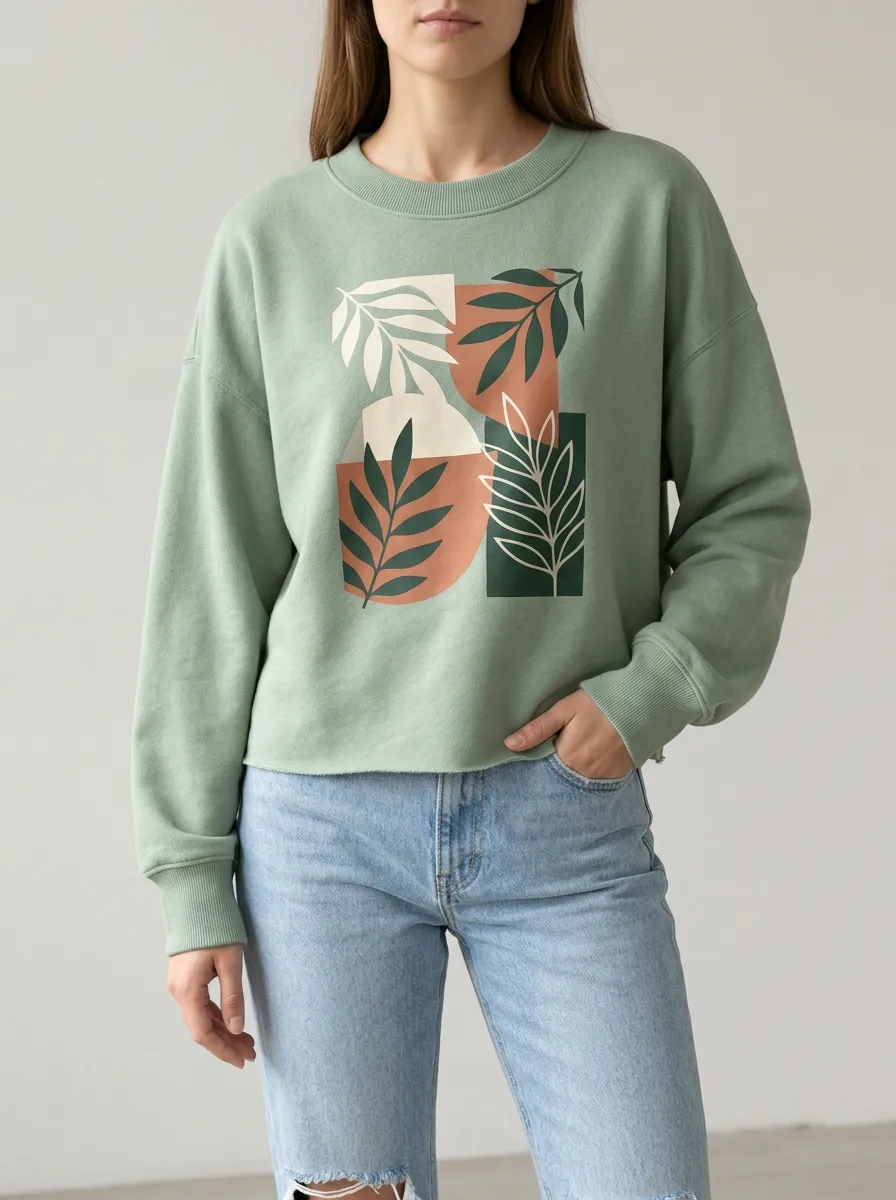 Crewneck Casual Sweatshirt