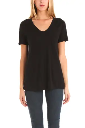 Short Sleeve Scoop-Neck T-Shirt