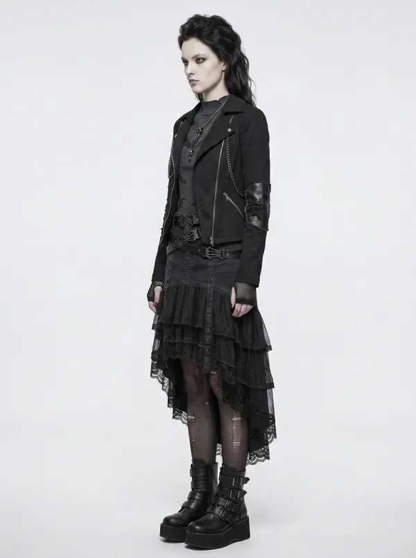Women's Gothic Bat Pattern Printed Top