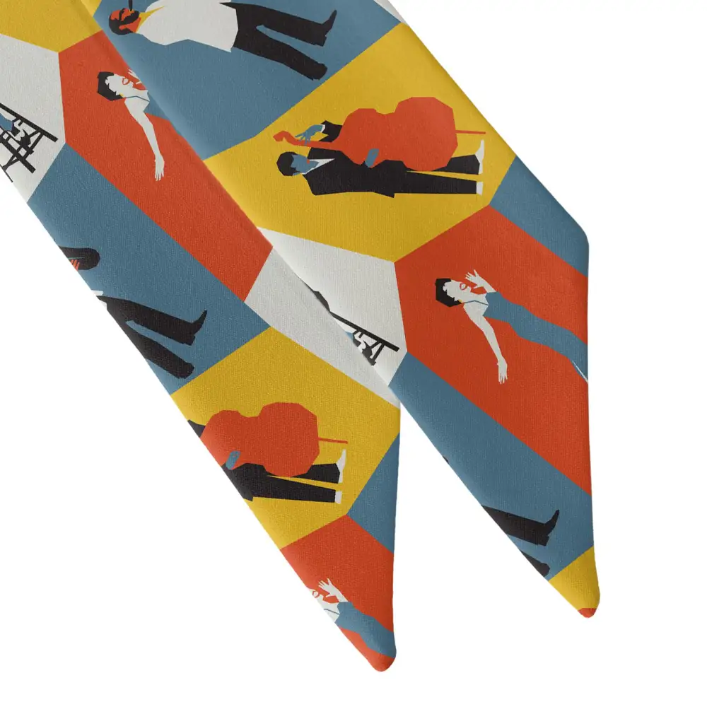 Five Points Jazz Design Hair Scarf