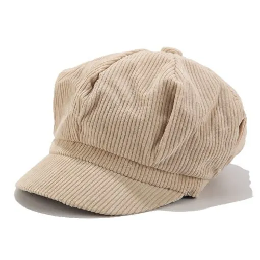 Corduroy Newsboy Cap