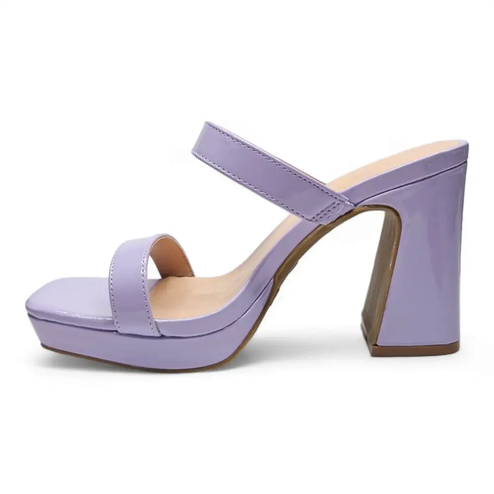 React Square Toe Platform Heel