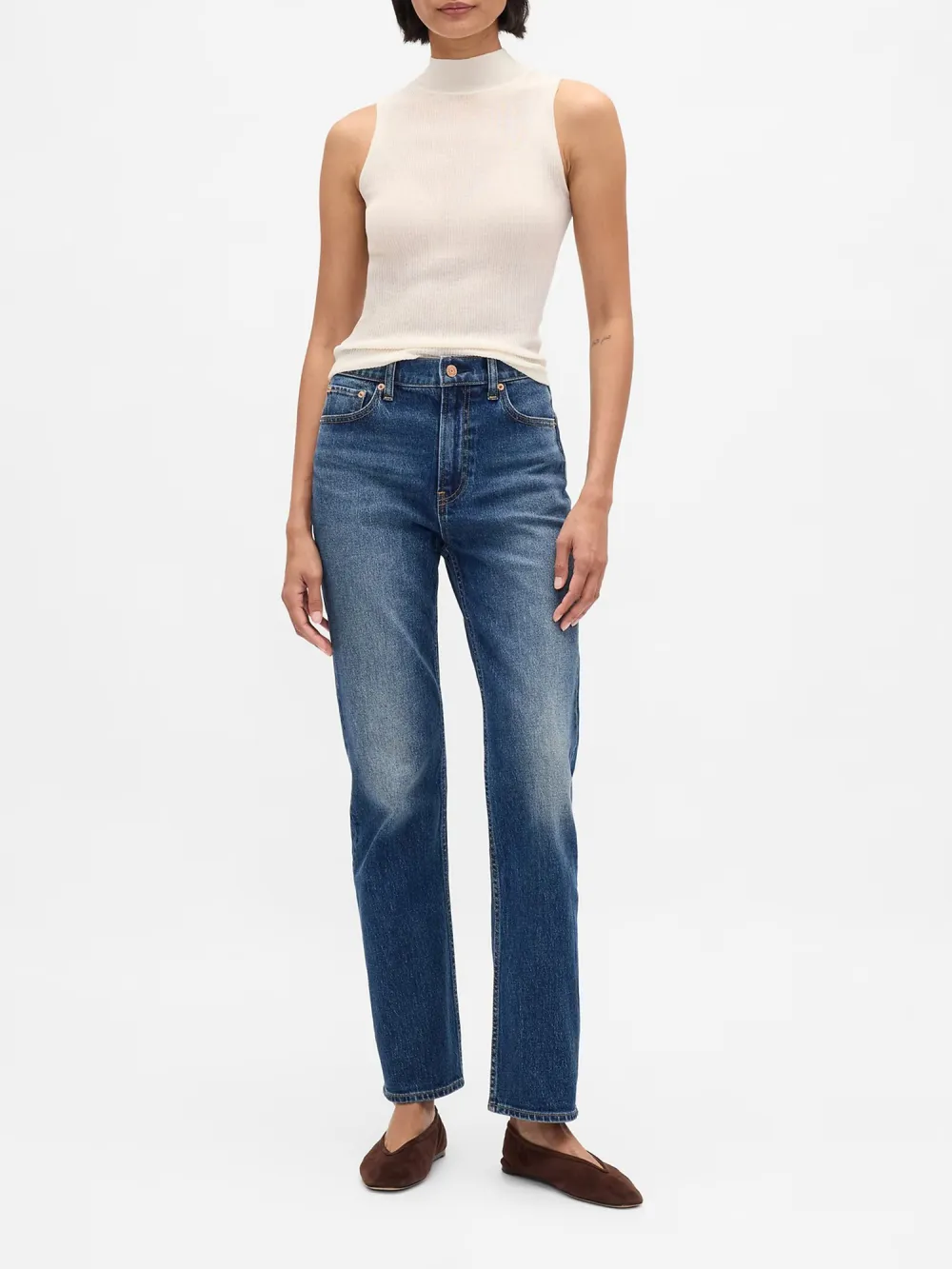 Slim Fit Sleeveless Sweater