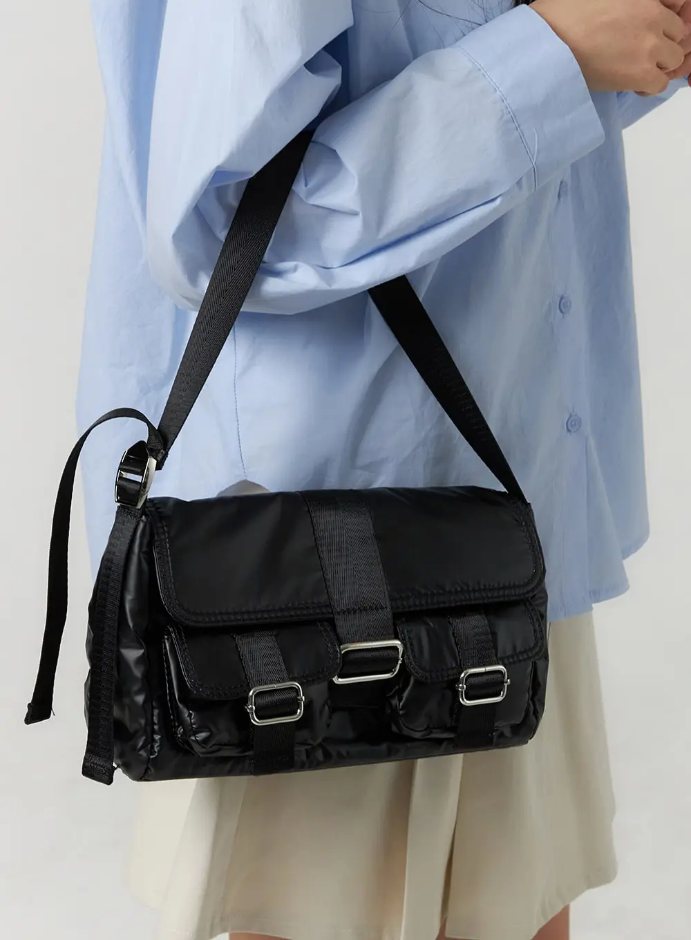 Buckle Shoulder Bag