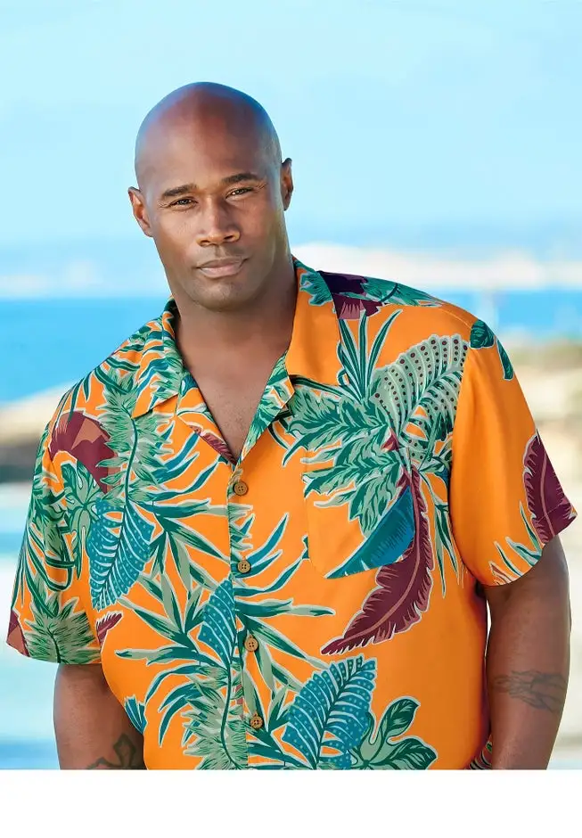 Printed Camp Shirt
