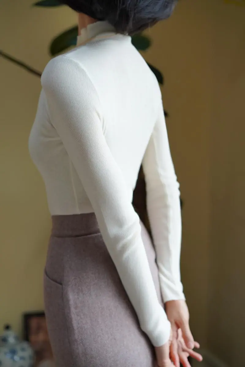 Simple Daily Everyday Casual Polyester Skirt
