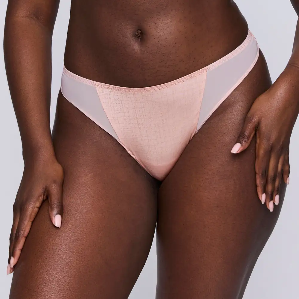 Women's Shimmer Detail Soft Fabric Tanga Panty