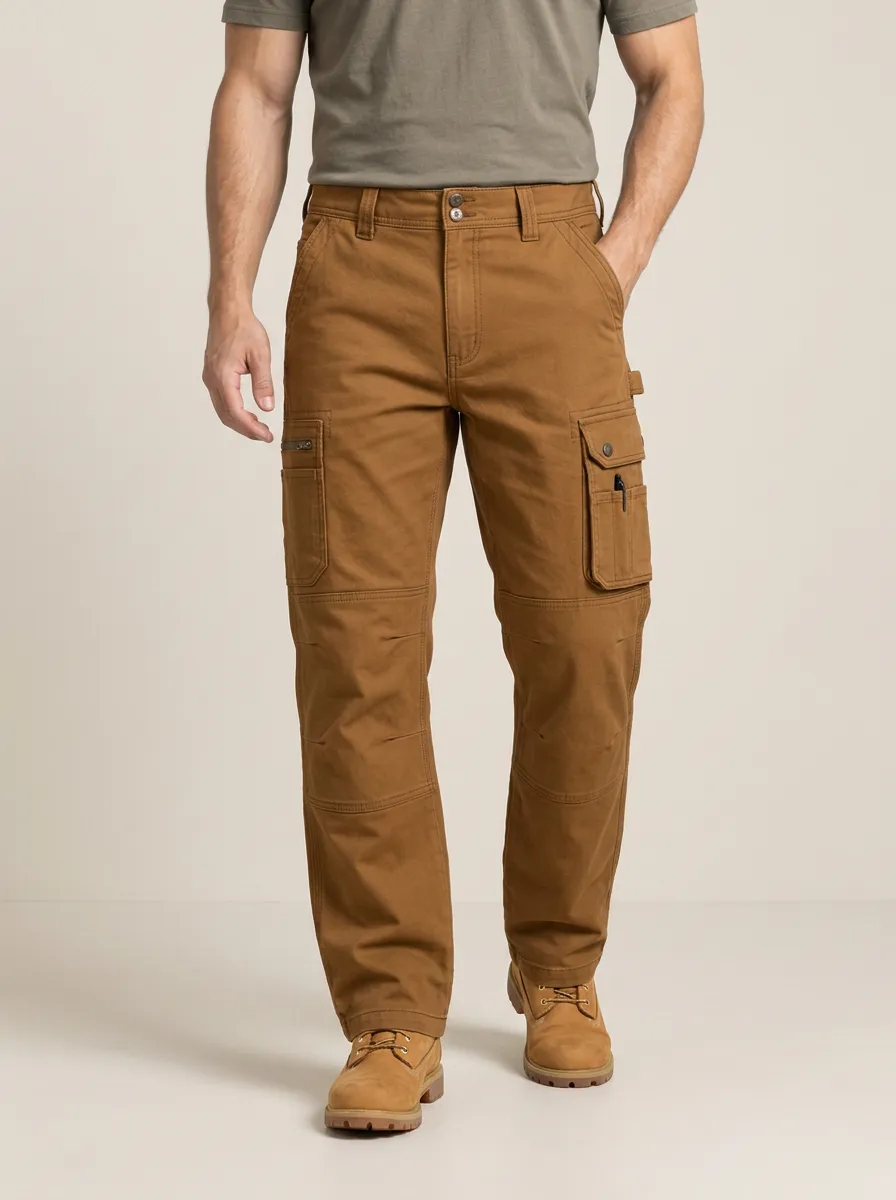 Men's Easy Fit Reinforced Multi-Pocket Work Pants