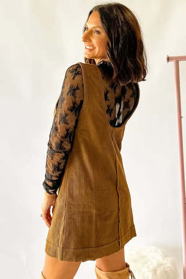 Softly Styled Pocket Detail Mini Dress