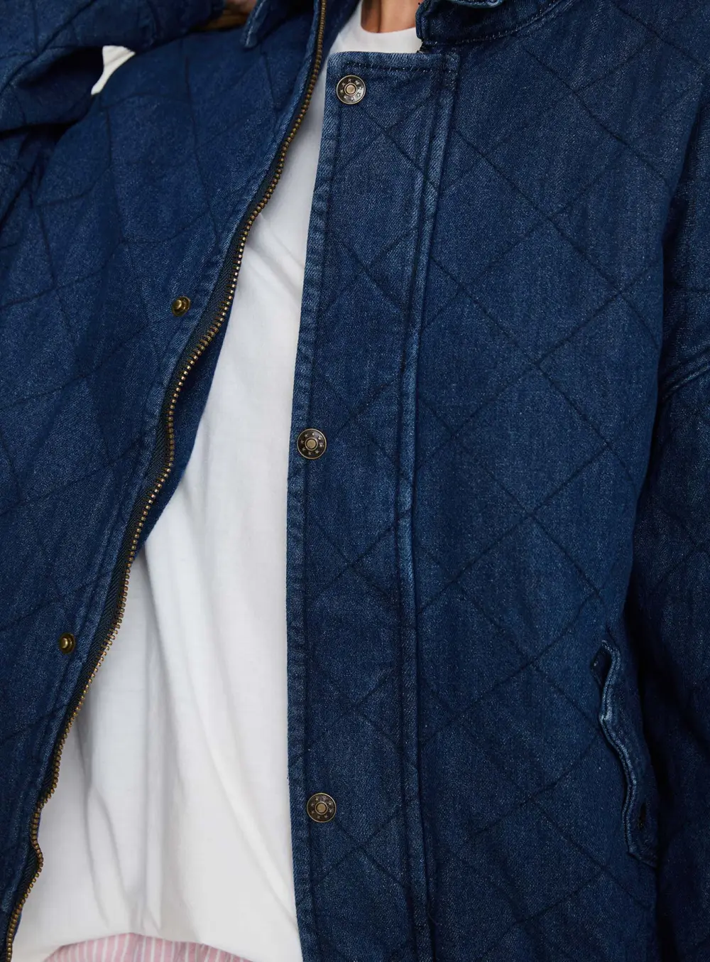 Women’s Easy Layer Denim Bomber Jacket
