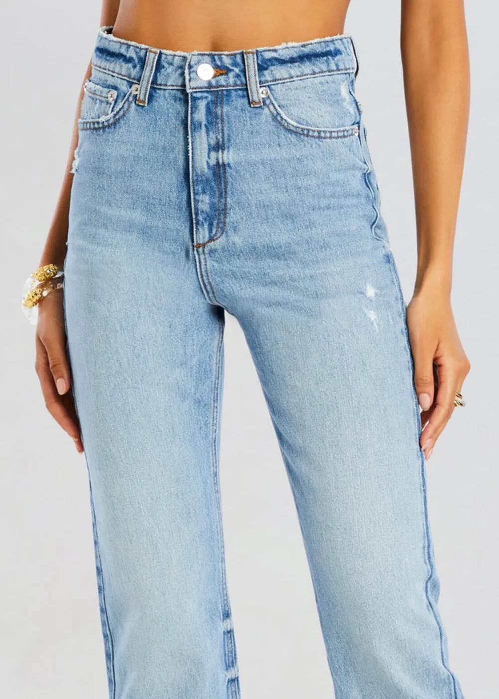 High Rise Straight Jean