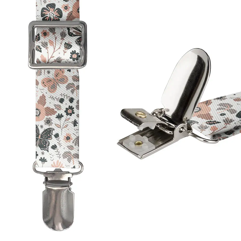 Mariposa Floral Pattern Suspenders