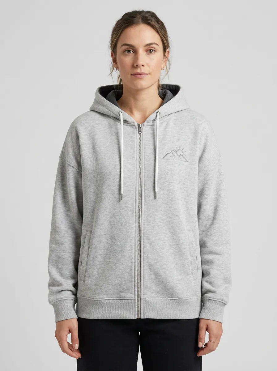 Women's Training Inspired Mountain Graphic Casual Hoodie