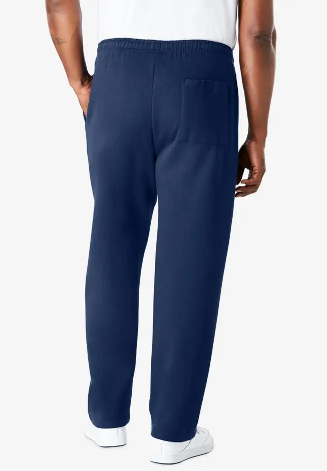 Fleece Open-Bottom Sweatpants