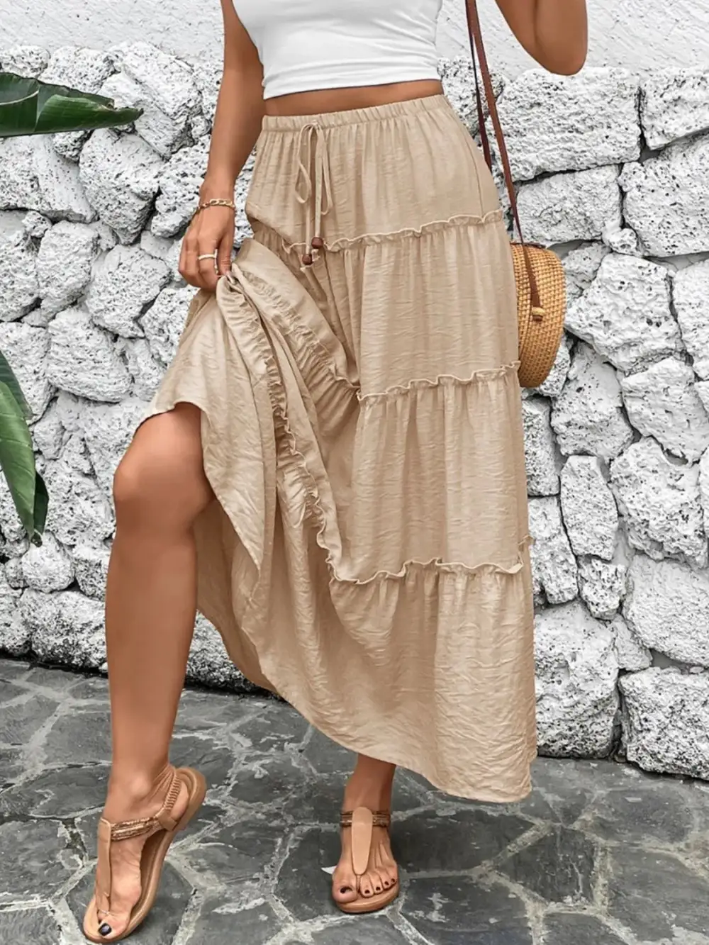 Everyday Tiered Frill Skirt