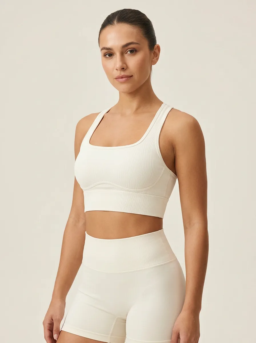Women's Racerback Ribbed Training Bra