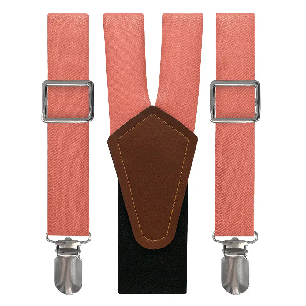 Classic Contemporary Solid Tone Suspenders