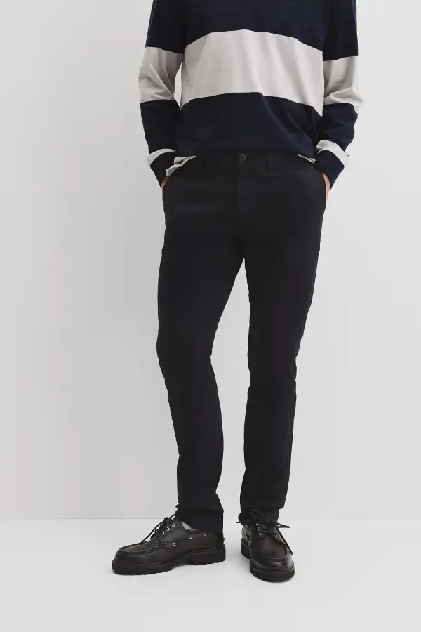 Men's Casual Slim Fit Stretch Pants