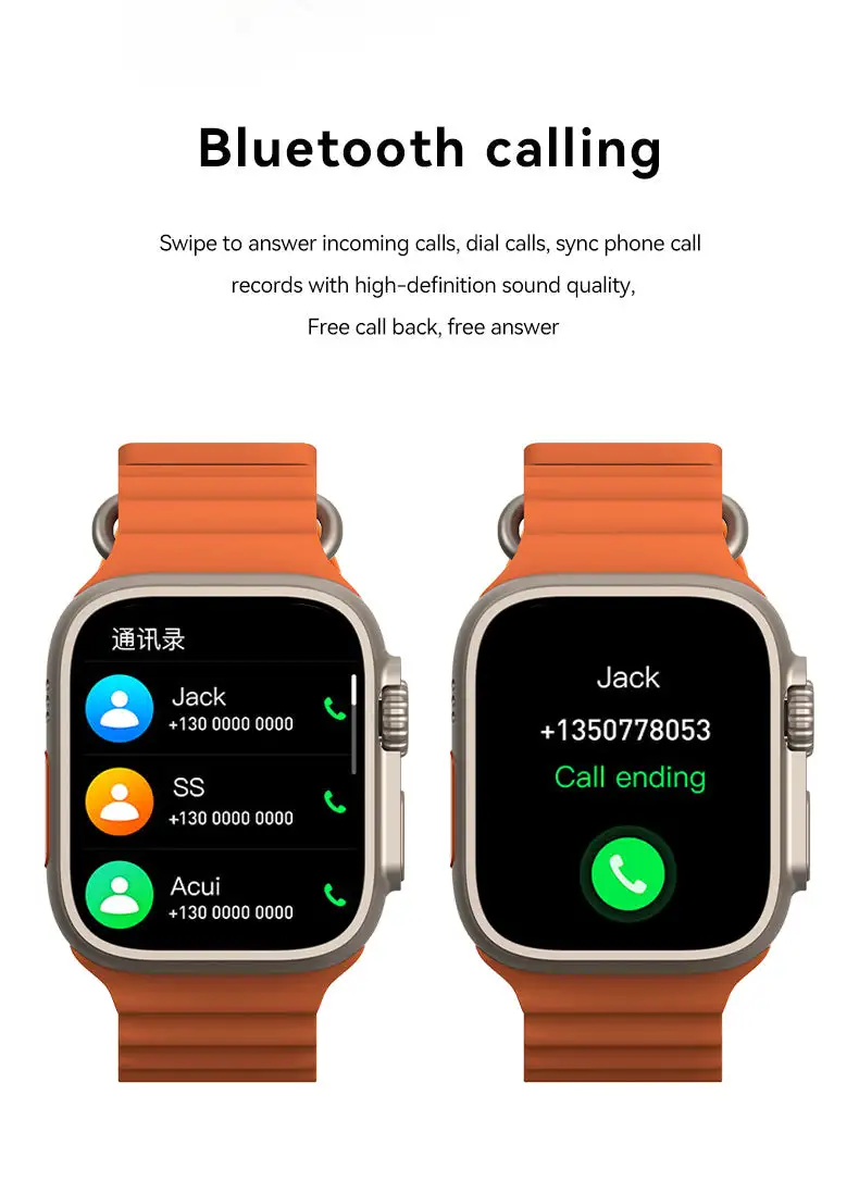 The Web Shed Series 8 Smartwatch for Men & Women with Wireless Charging, Bluetooth Call, Music playback & more