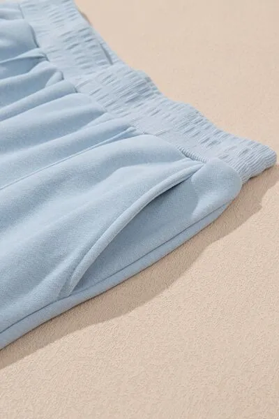 Half Zip Long Sleeve Top And Joggers Set