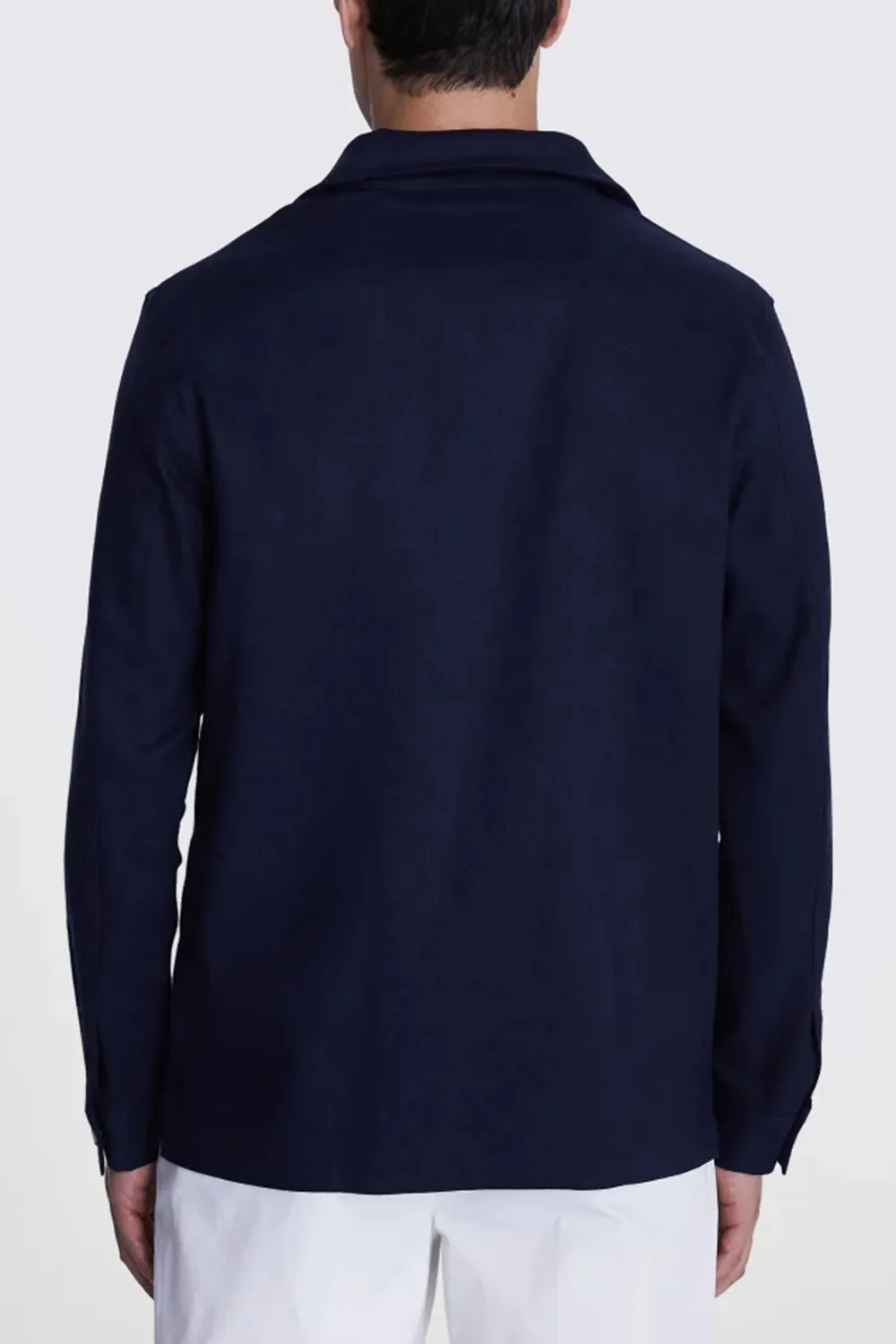 Linen Pleated Jacket with Neutral Textured Colors