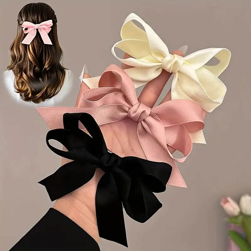 Everyday Satin Bow Barrette