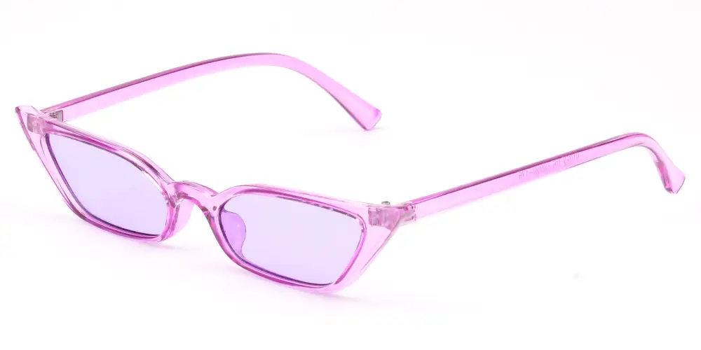 Retro Vintage Slim Cat-Eye Sunglasses