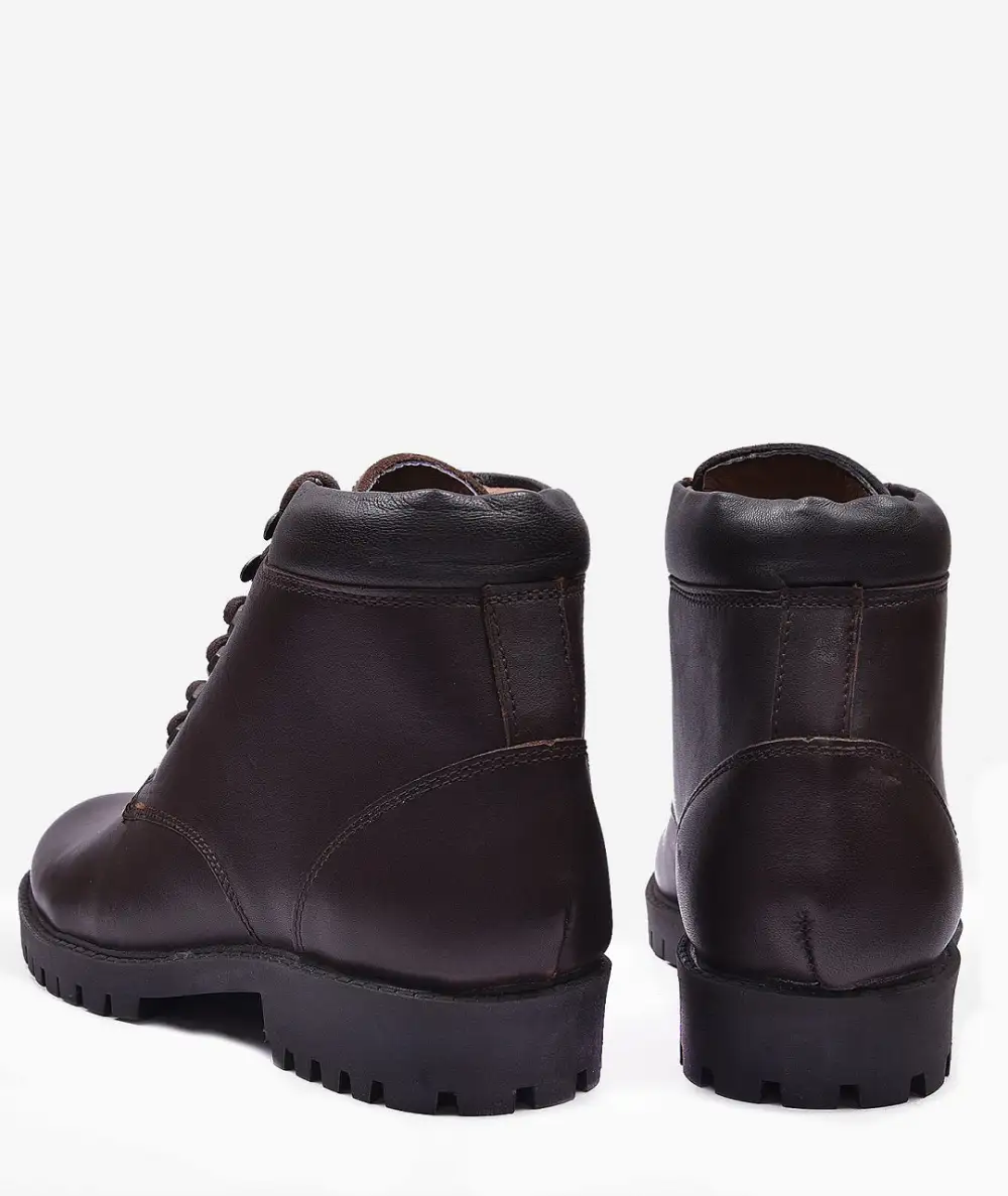 Men's Practical Country Lace Up Leather Everyday Boots