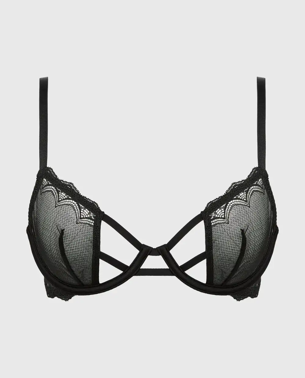 Polished Unlined Demi Bra