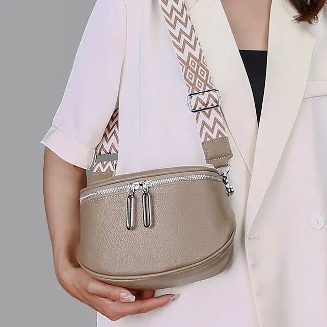 Leather Crossbody Chest Bag
