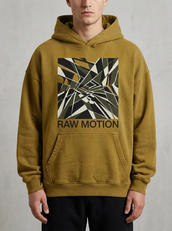 Urban Geometric Abstract Men's Graphic Hoodie