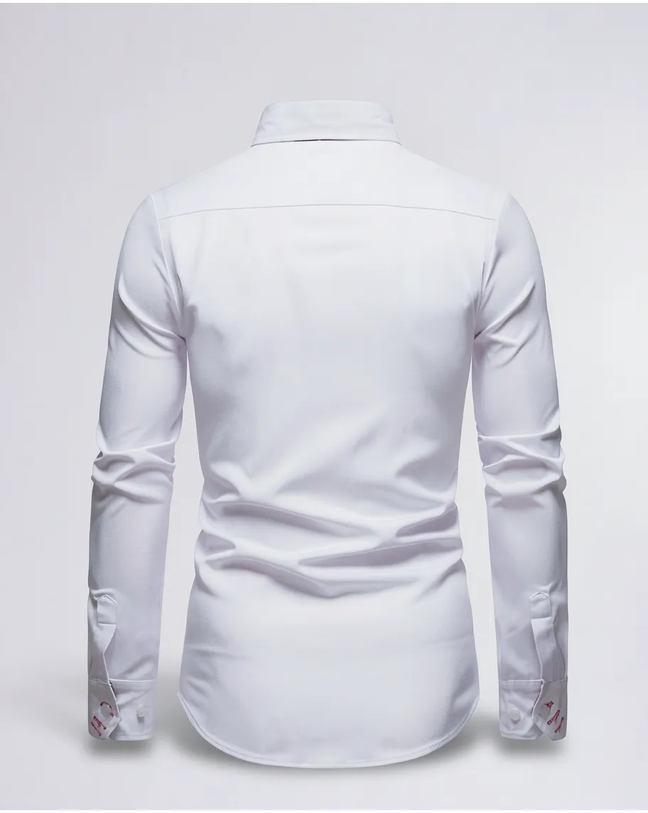 Tailored Floral Cuff Dress Shirt