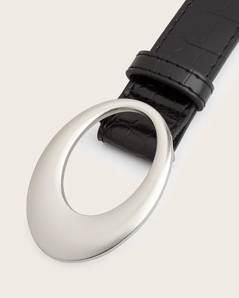Classic Oval Buckle Women's Belt