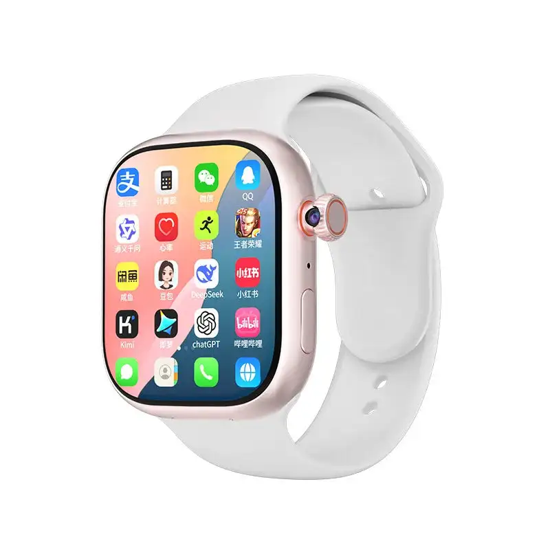 4G Card Android Unisex Smart Watch Heart Rate Monitoring, Blood Pressure Measurement, NFC Function