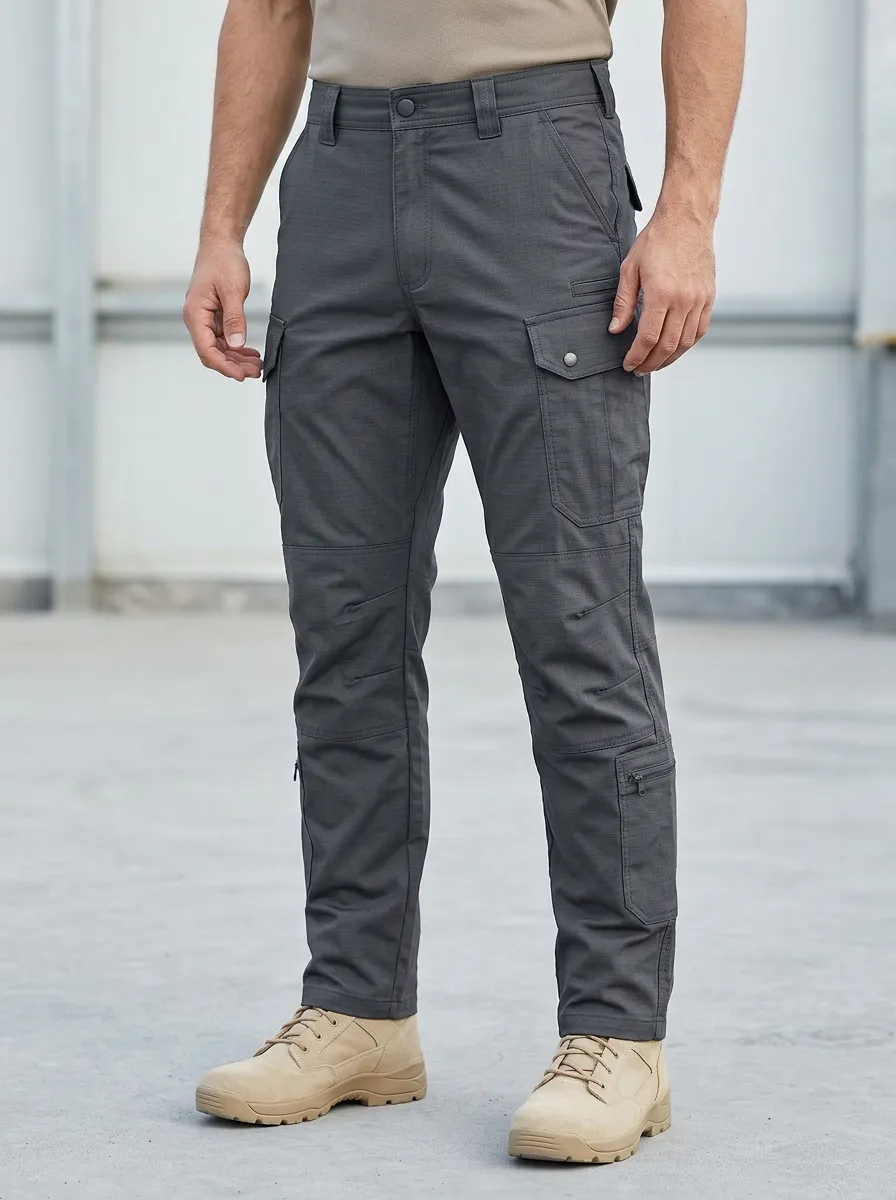 Everyday Utility-Style Men's Multi-Pocket Waterproof Tactical Cargo Pants