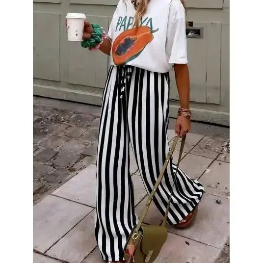 Striped Everyday Pants