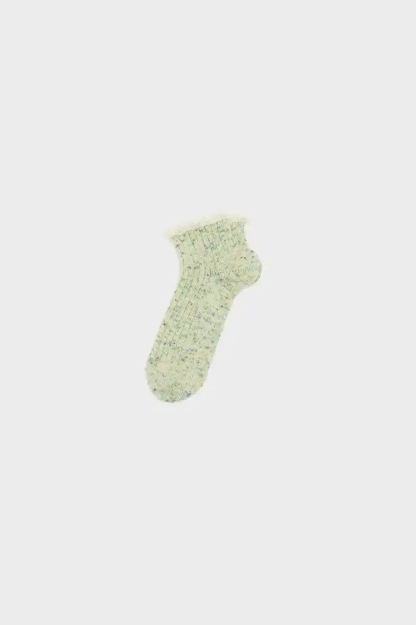 Wool Ribbed Casual Socks