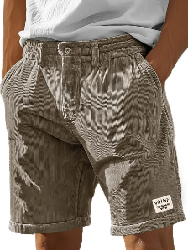 Workwear Corduroy Pocket Shorts