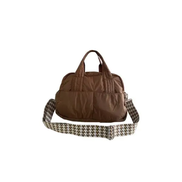 Fluffy Duffle Bag with Strap (Small)