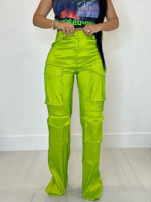 Multi Pocket Cargo Trousers Pants