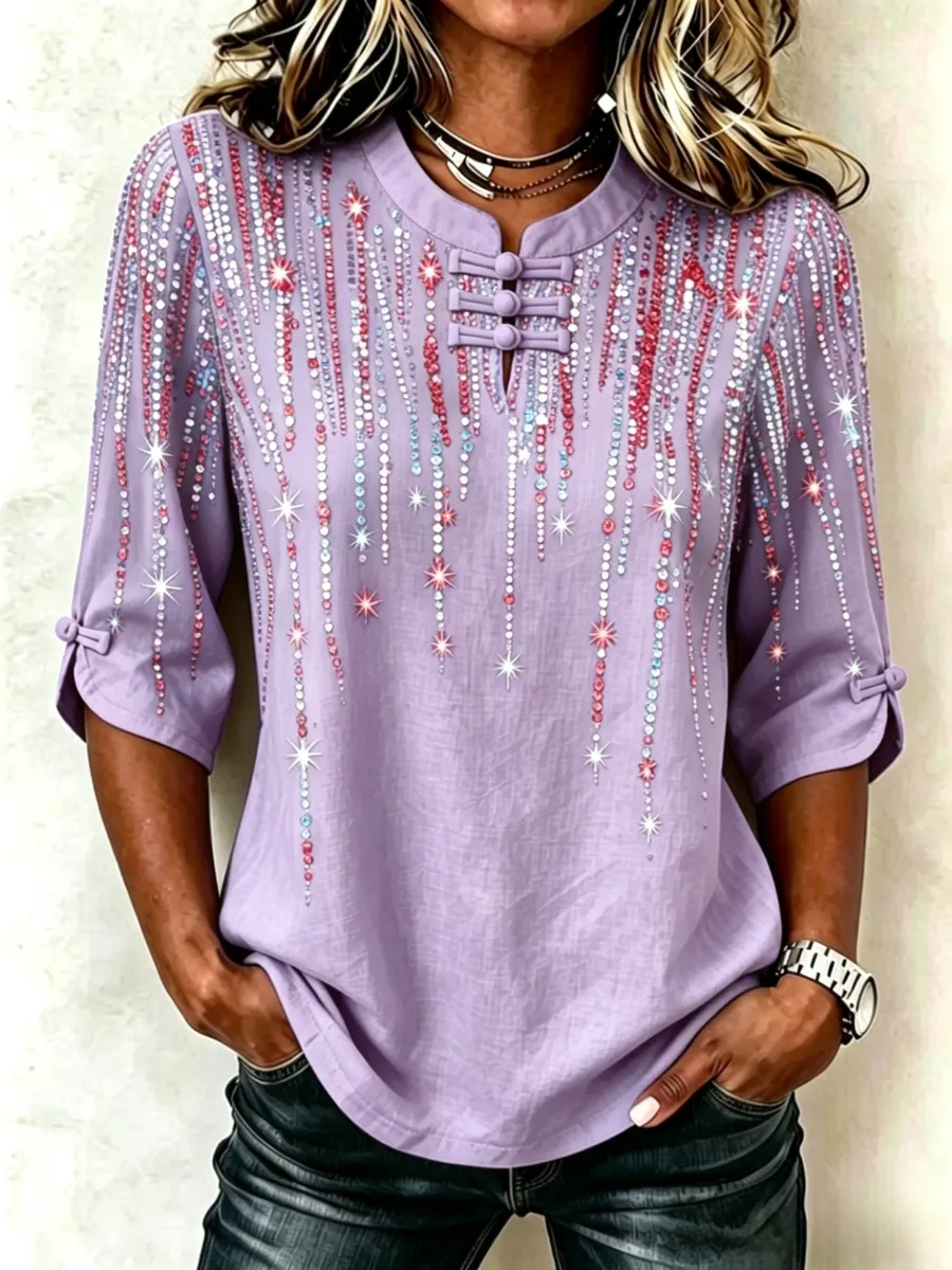 Women's 250th Anniversary Button Top