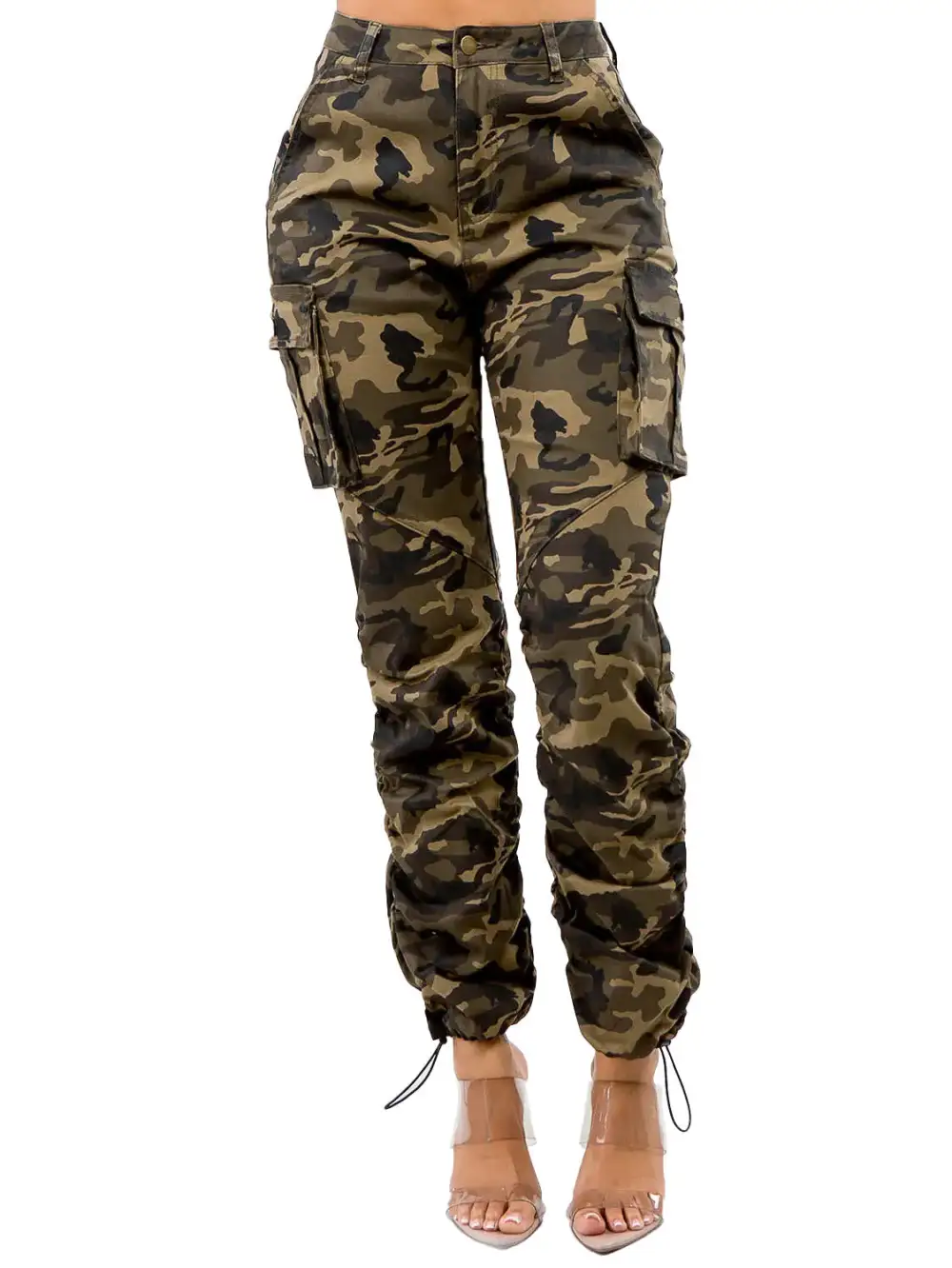 Women's Jogger High Waist Cargo Pants