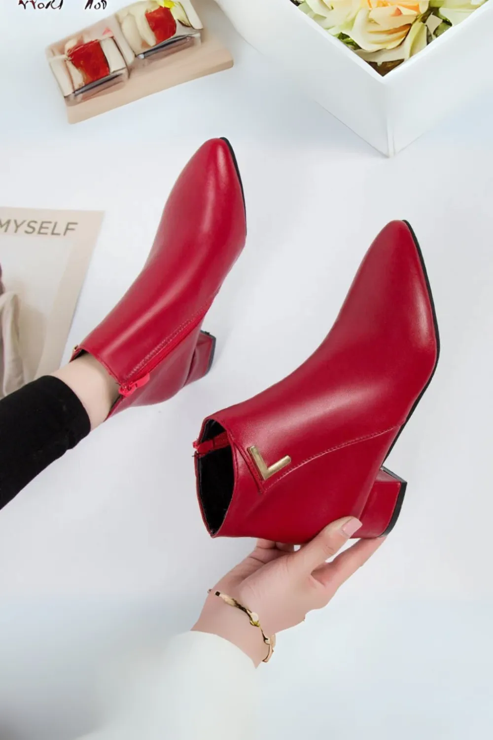 Leather Ankle Boots
