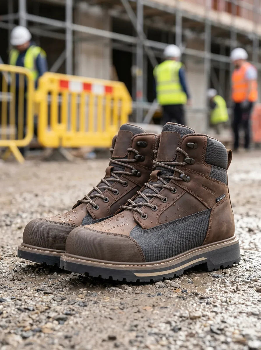 Men's Trail Inspired Waterproof Construction Work Boots